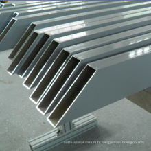 Matériau de construction en alliage d&#39;aluminium usiné
